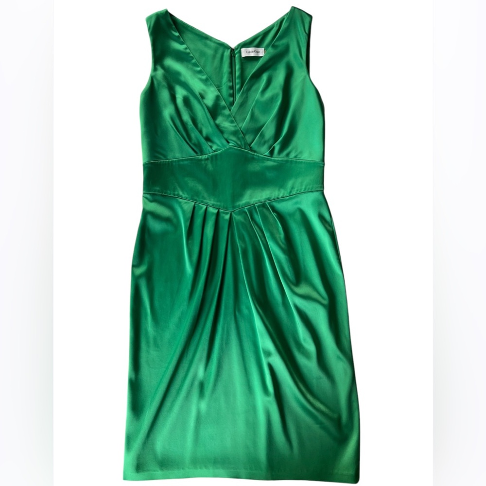 Calvin Klein Green Midi Dress